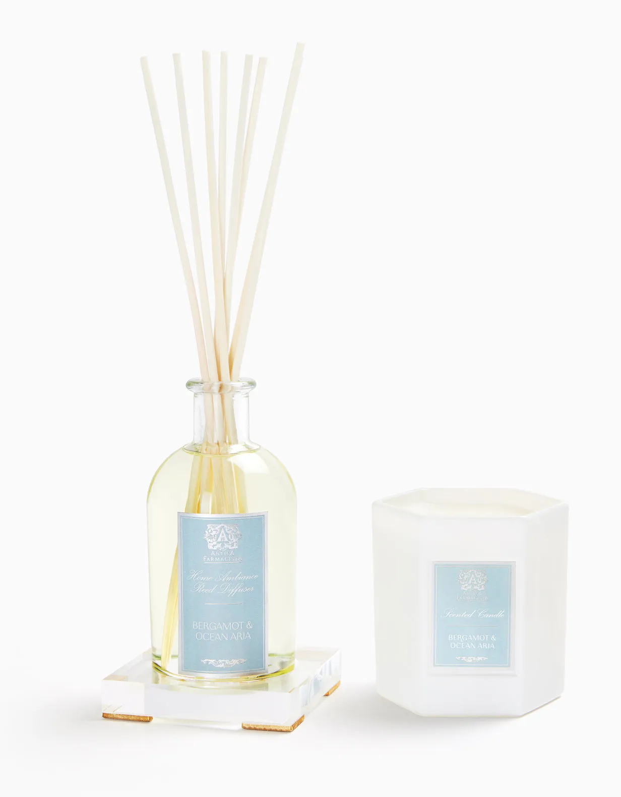 Acrylic Home Ambiance Gift Set: Bergamot & Ocean Aria Antica Farmacista