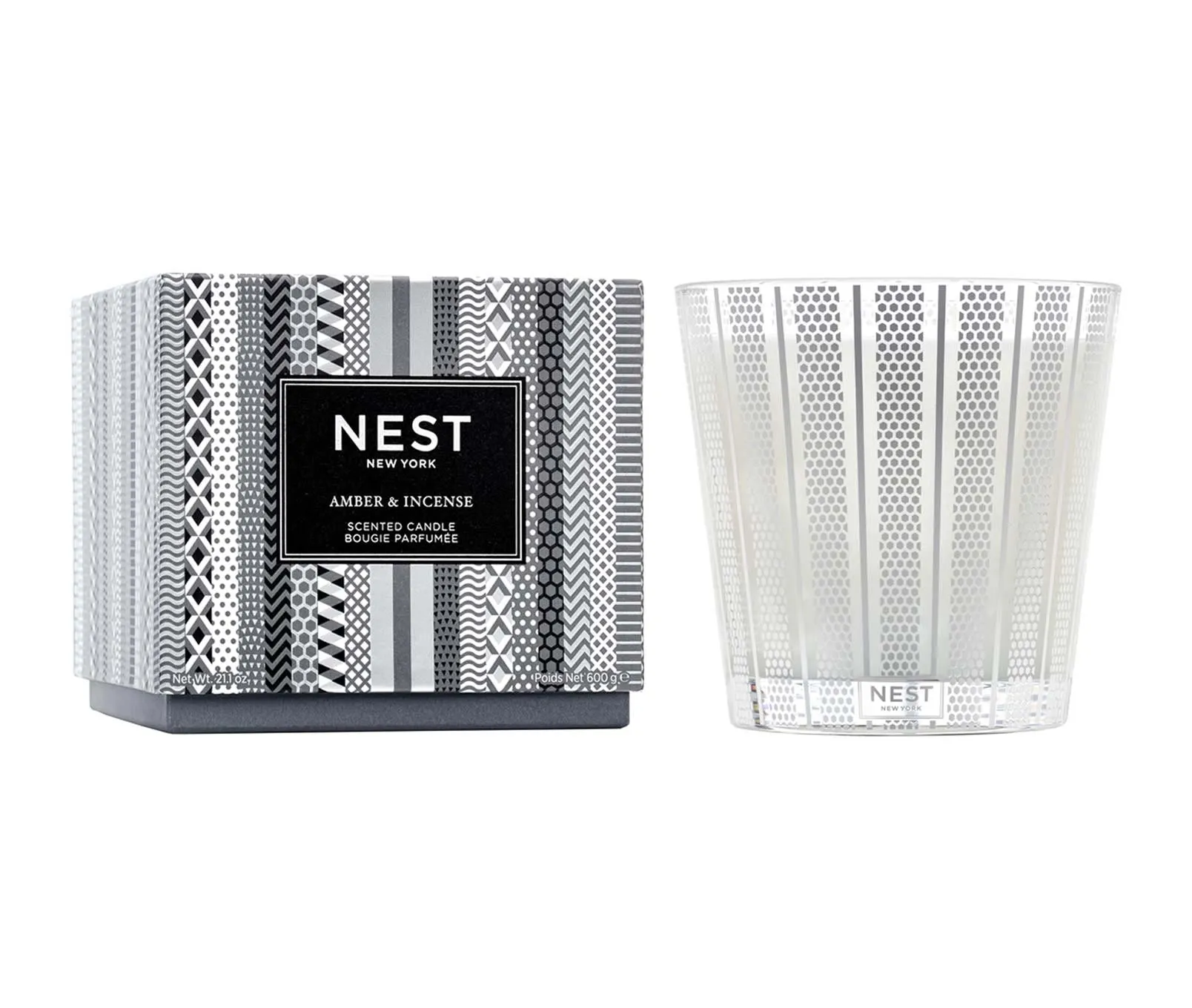 Amber & Incense 3-Wick Candle Nest New York