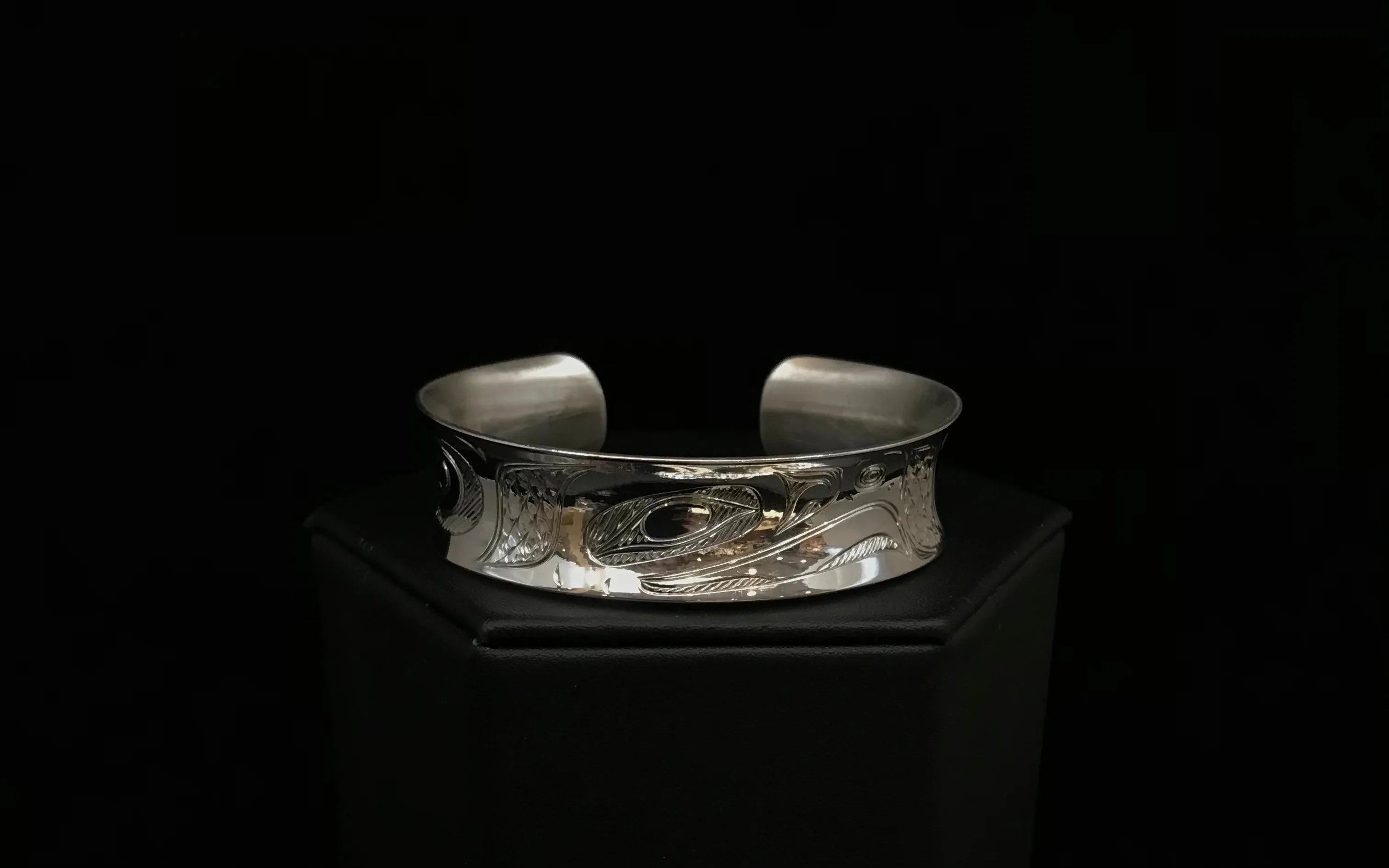 Bracelet- N. Galanin, Silver, 3/4"