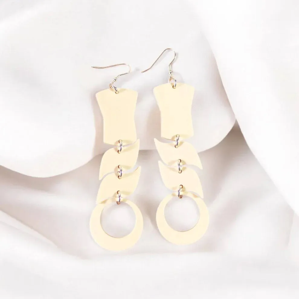 Copper Canoe Woman Spirit Flow Earrings