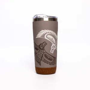 Cork Base Travel Mugs - Raven - 20 oz