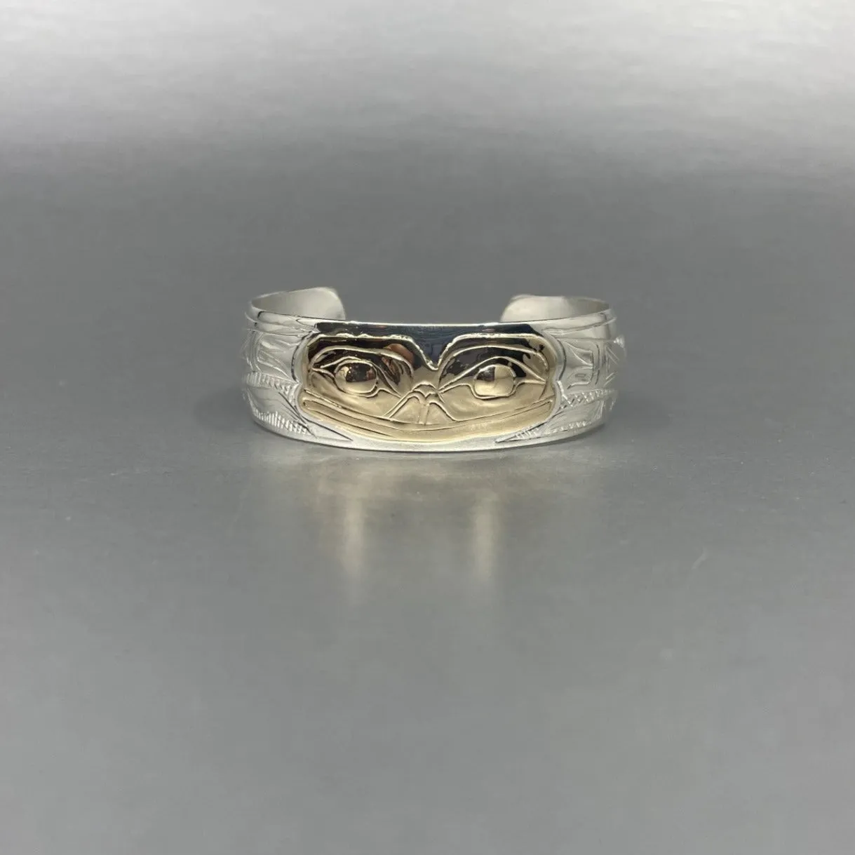 Gene Chilton Bracelets Silver & Gold 3/4"