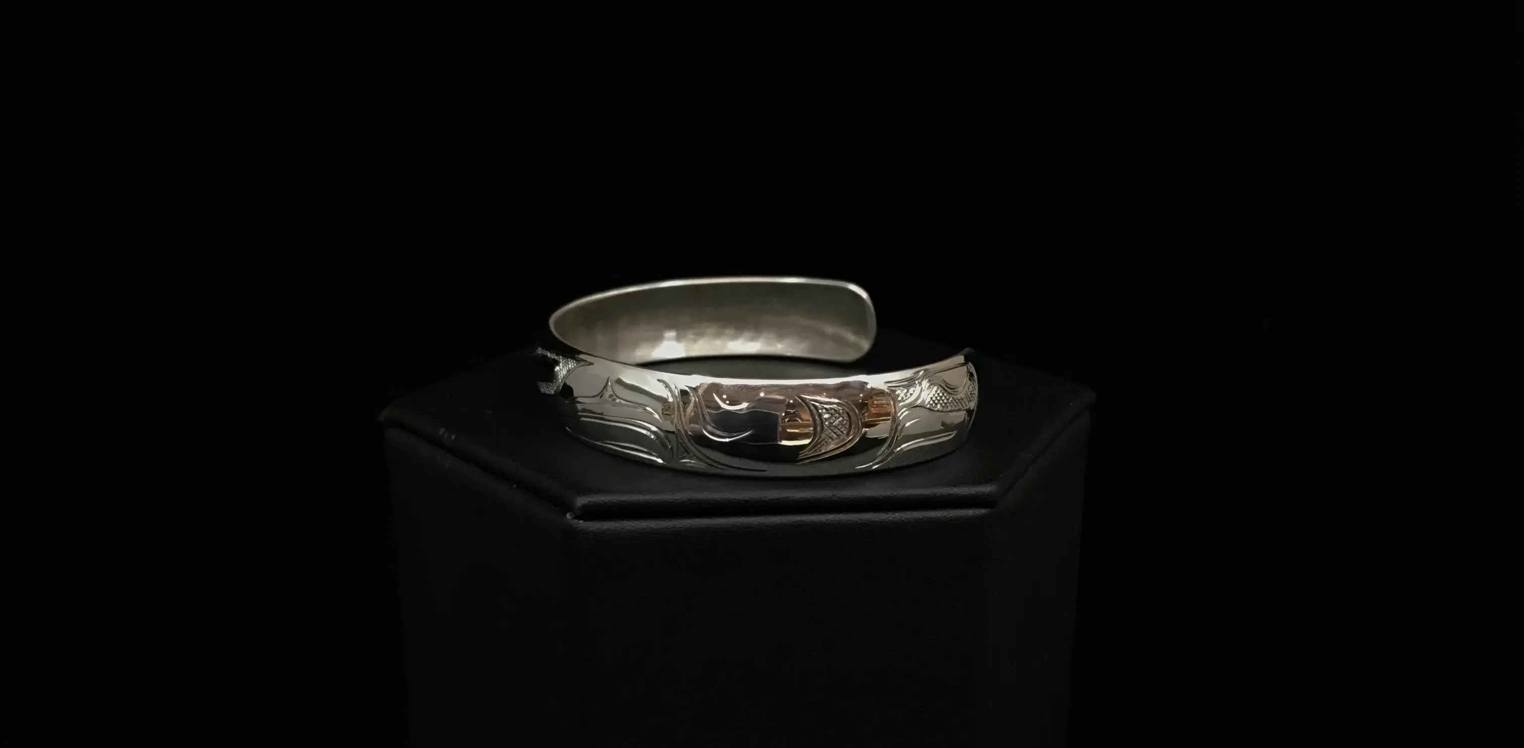 Hand-Carved Silver Formline Bracelets by Nicholas Galanin | Tlingit & Unangan Art