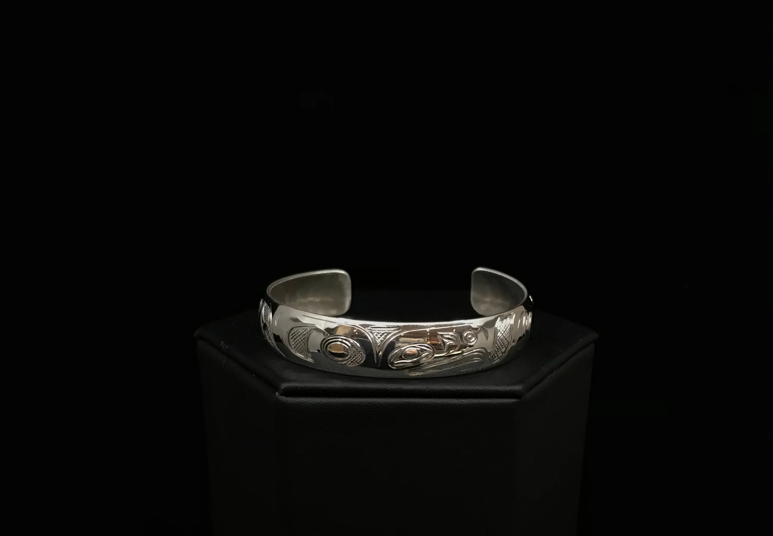 Hand-Carved Silver Formline Bracelets by Nicholas Galanin | Tlingit & Unangan Art