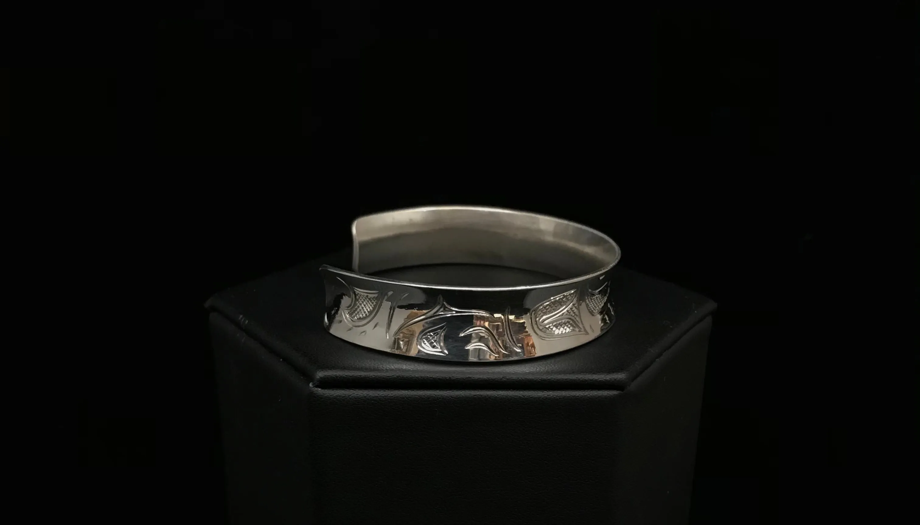 Hand-Carved Silver Formline Bracelets by Nicholas Galanin | Tlingit & Unangan Art