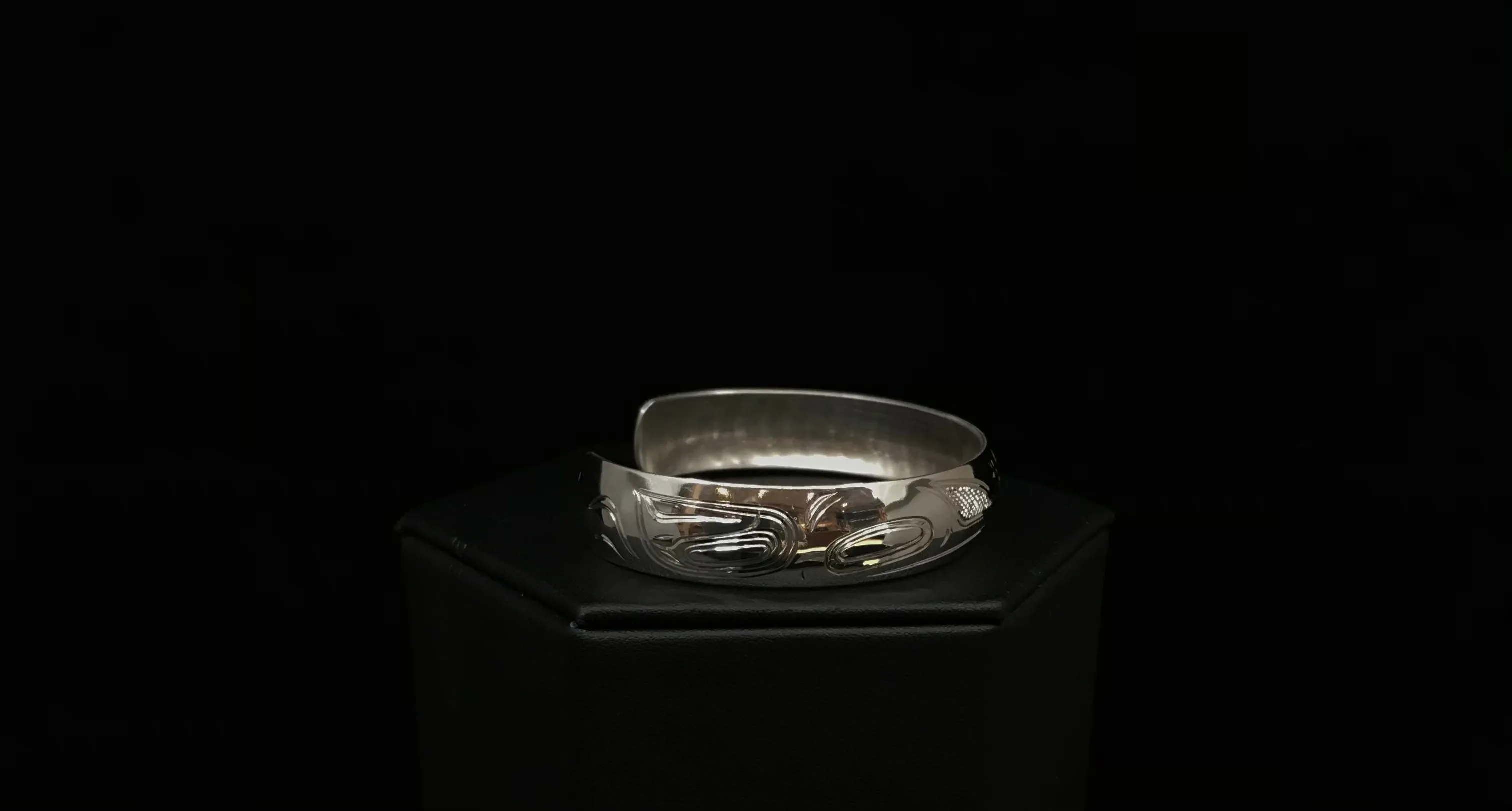 Hand-Carved Silver Formline Bracelets by Nicholas Galanin | Tlingit & Unangan Art