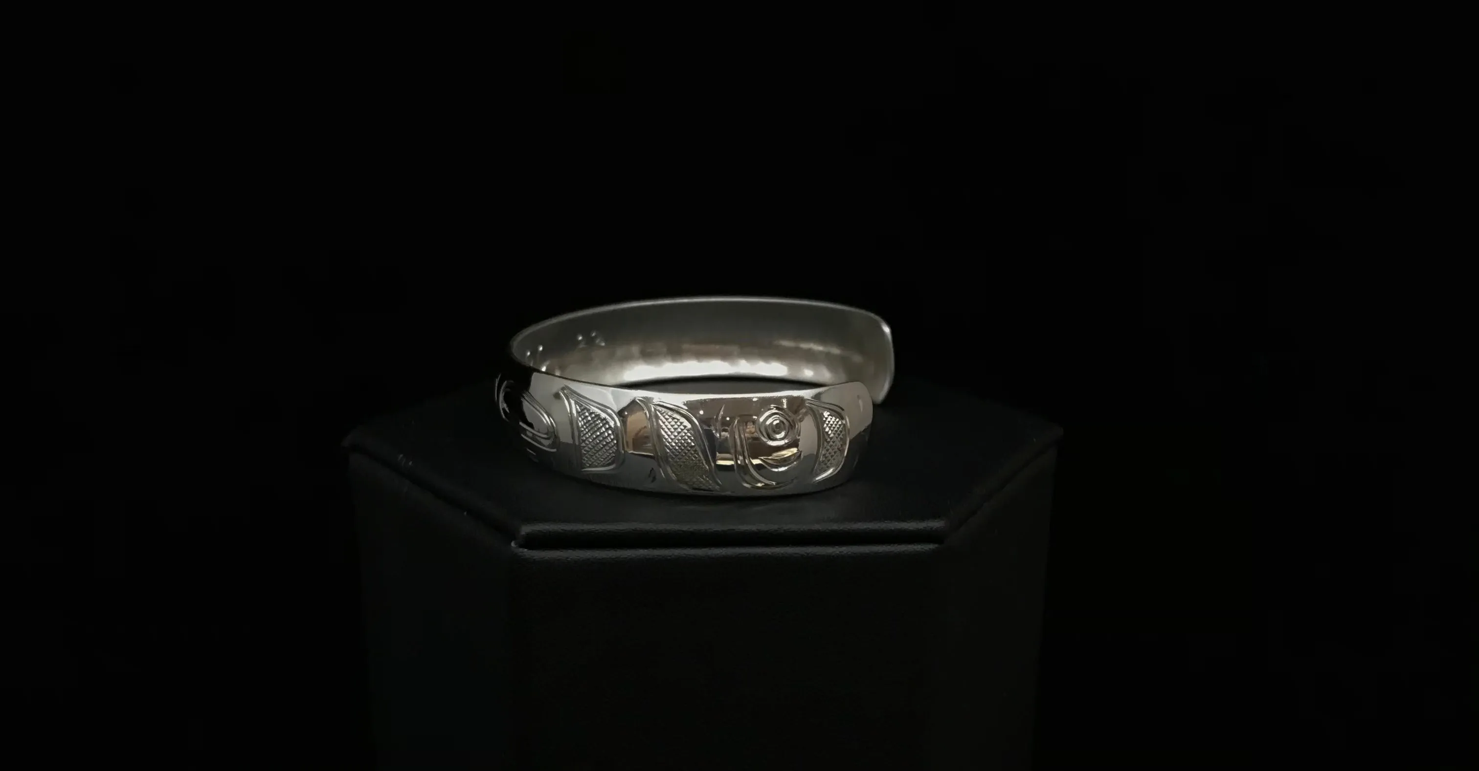 Hand-Carved Silver Formline Bracelets by Nicholas Galanin | Tlingit & Unangan Art