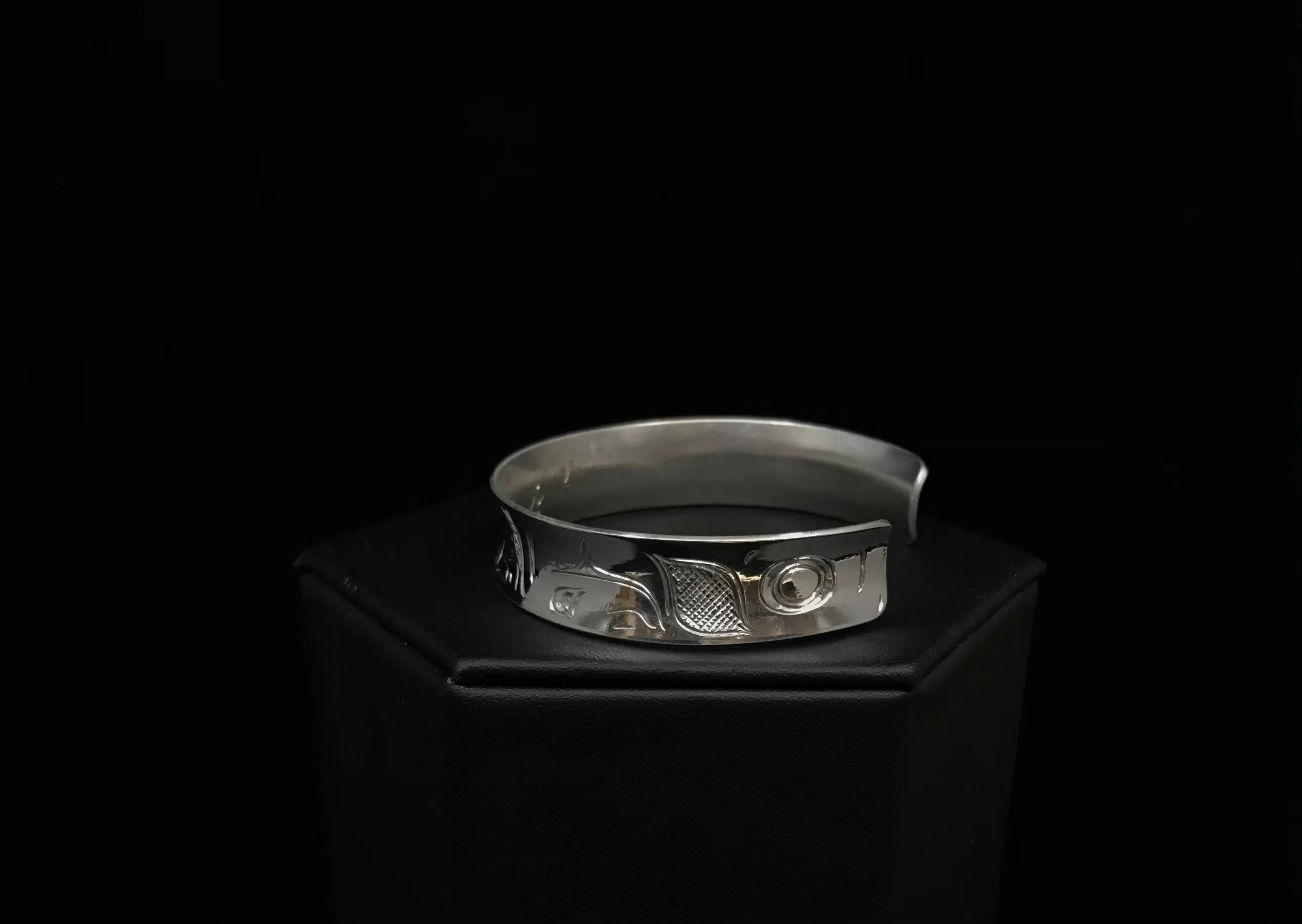 Hand-Carved Silver Formline Bracelets by Nicholas Galanin | Tlingit & Unangan Art
