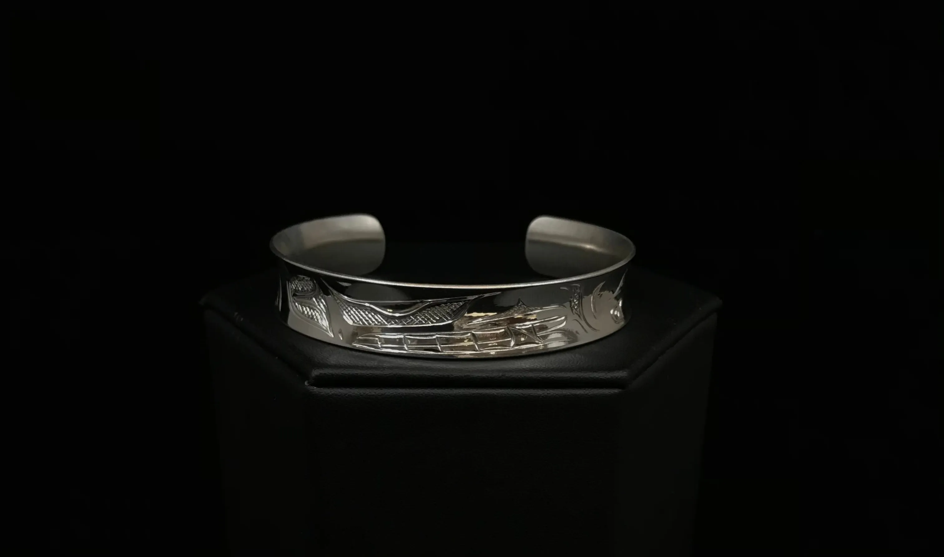 Hand-Carved Silver Formline Bracelets by Nicholas Galanin | Tlingit & Unangan Art