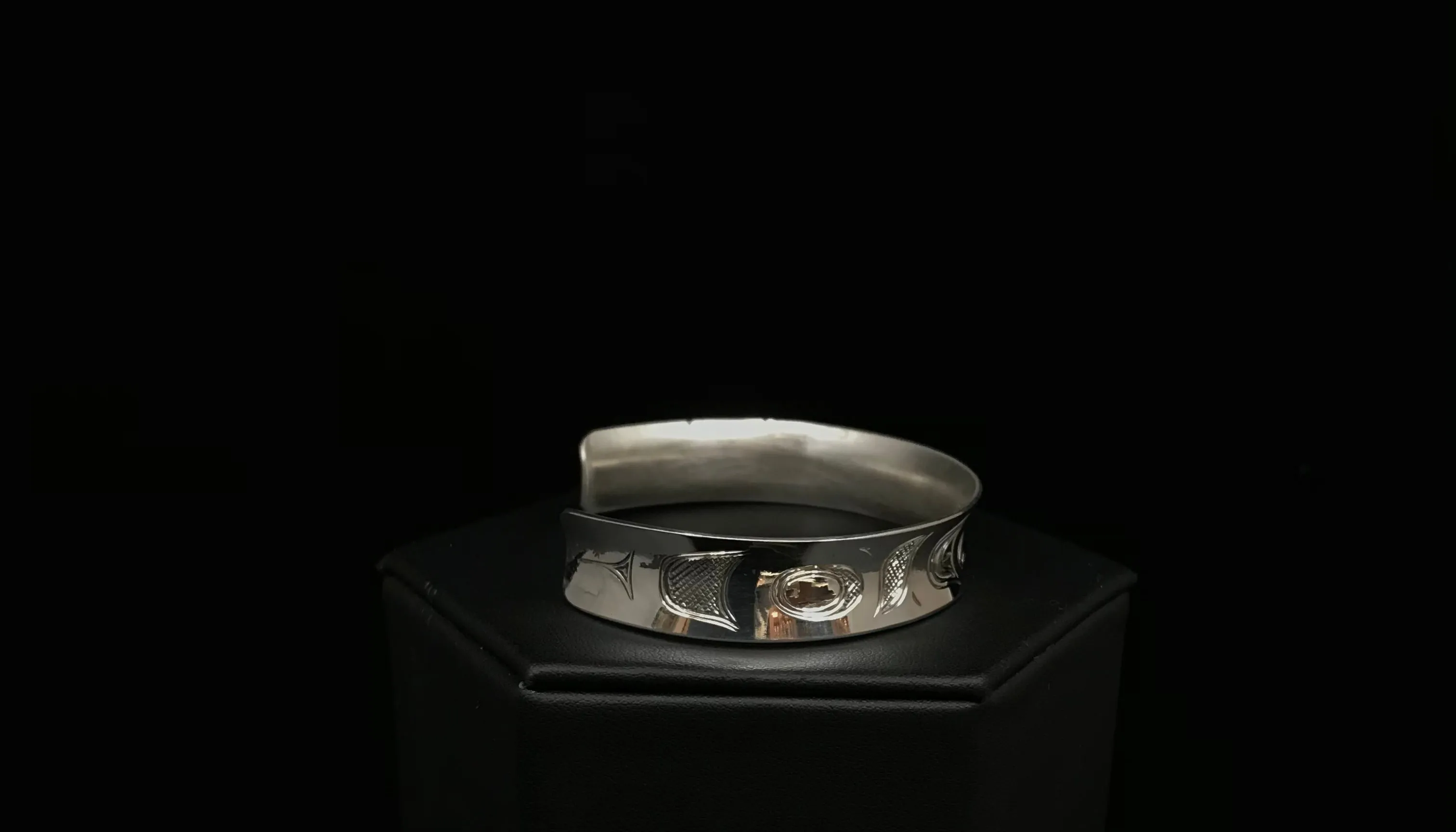 Hand-Carved Silver Formline Bracelets by Nicholas Galanin | Tlingit & Unangan Art
