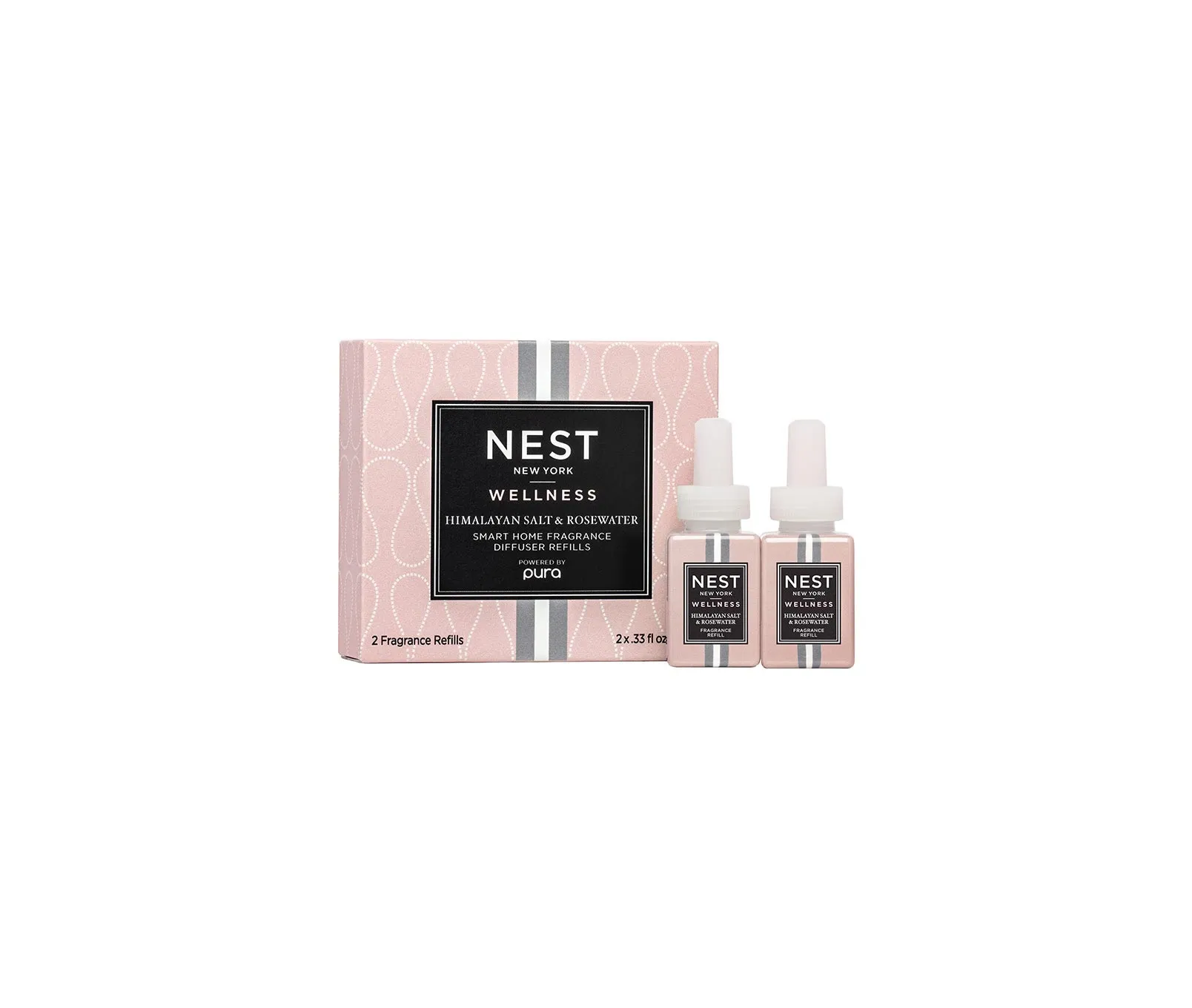 Himalayan Salt & Rosewater Refill Duo for NEST x Pura Smart Home Fragrance Diffuser - Smart Vials Nest New York