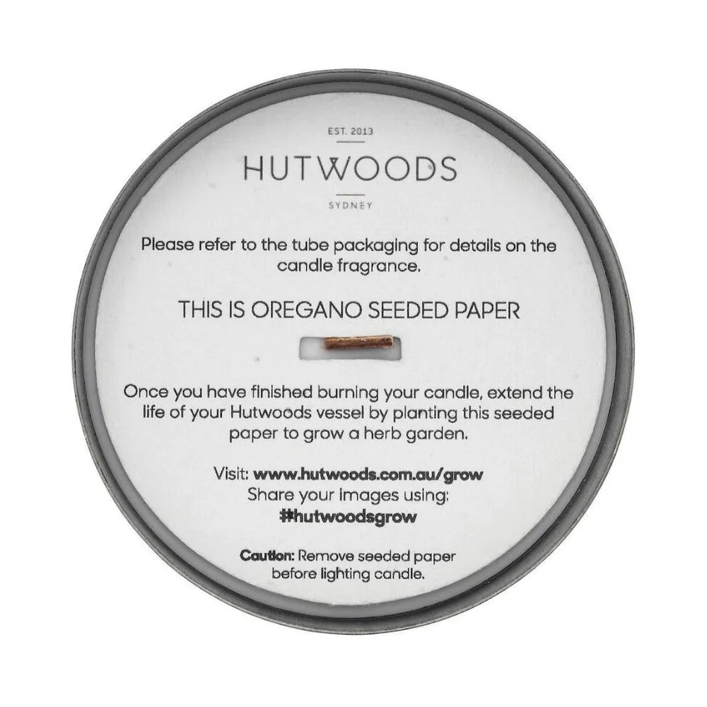 Hutwoods Luxury Candle Wood Sage & Sea Salt