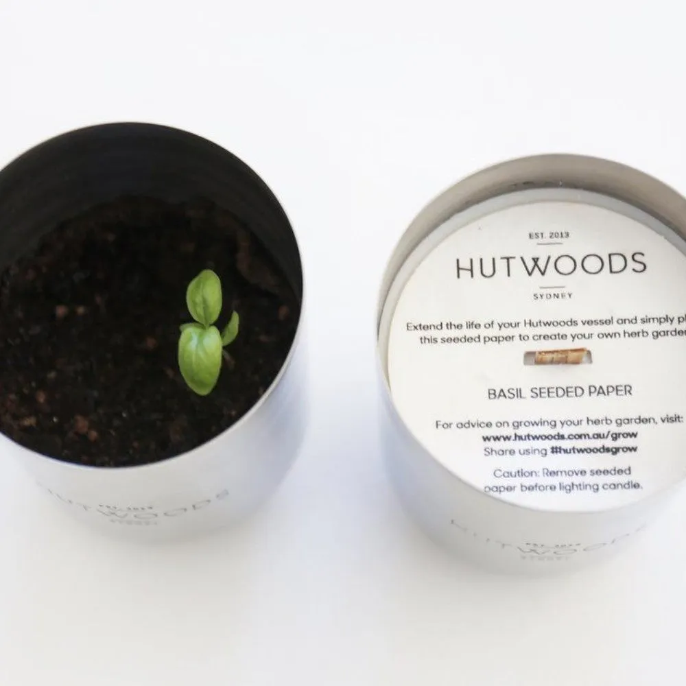 Hutwoods Luxury Candle Wood Sage & Sea Salt