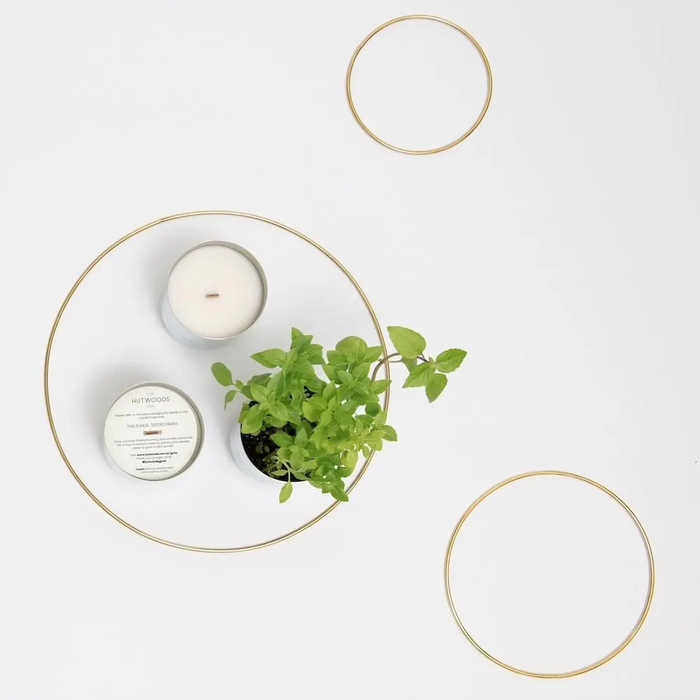 Hutwoods Luxury Candle Wood Sage & Sea Salt