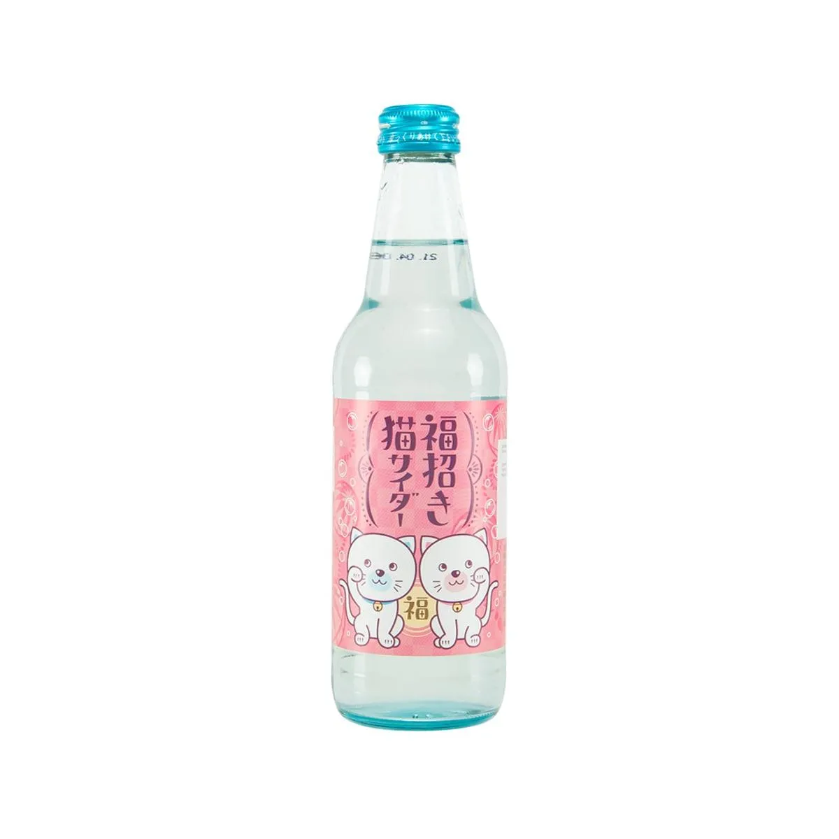 KIMURA DRINK Lucky Cat Ramune  (340mL)