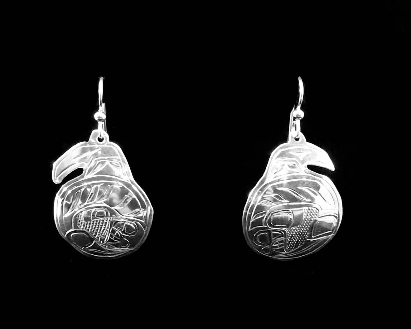 Levi Chilton Earrings Silver Killer Whale