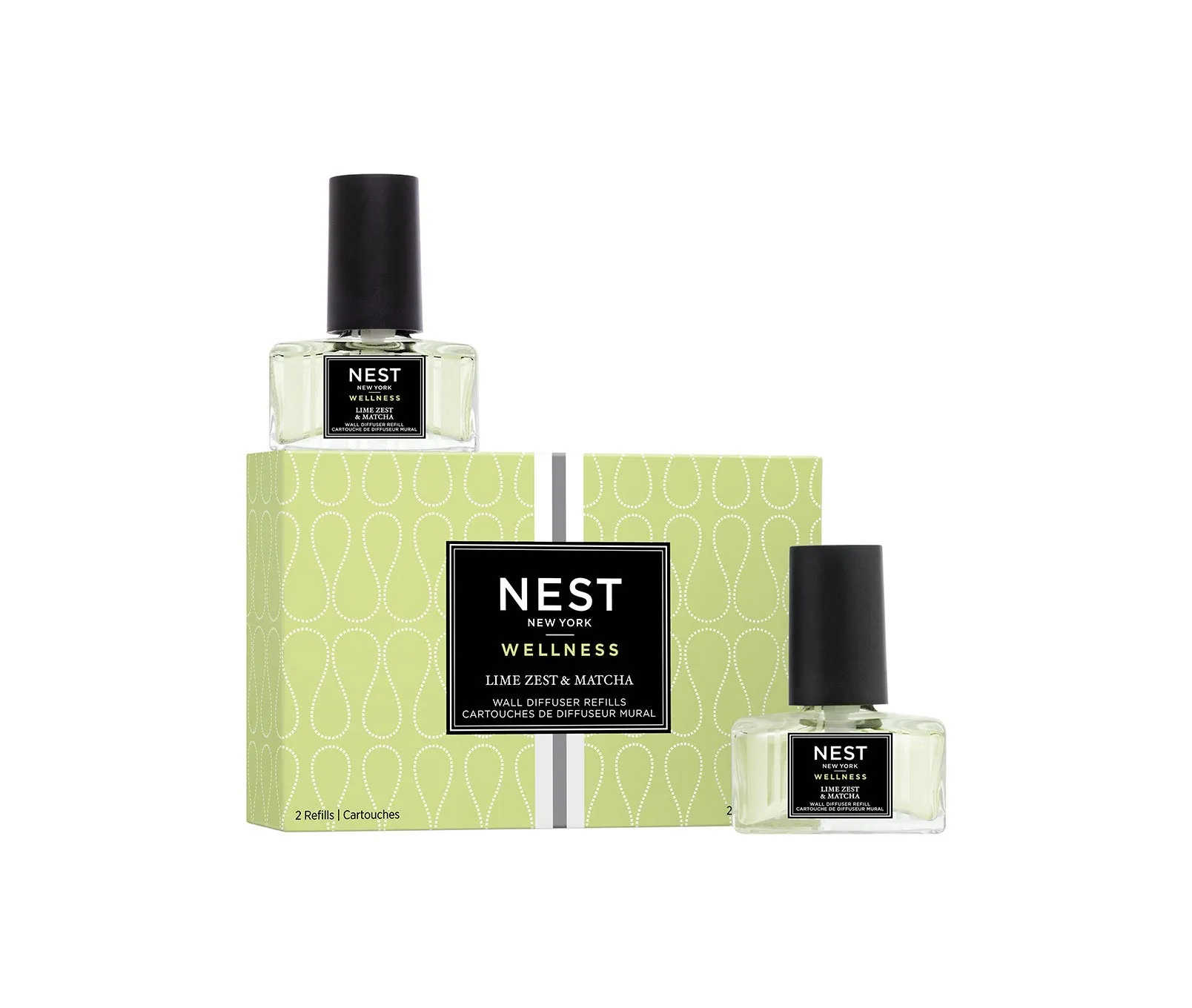 Lime Zest & Matcha Refills for Wall Diffuser Nest New York
