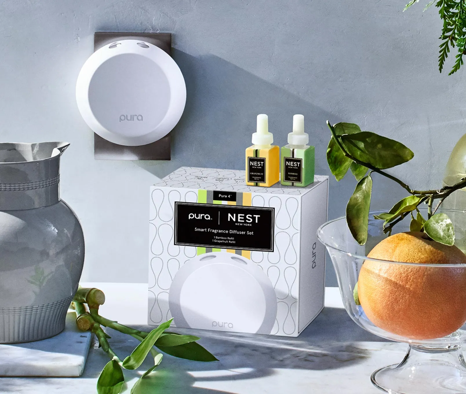NEST x Pura 4 Smart Fragrance Diffuser Set Nest New York