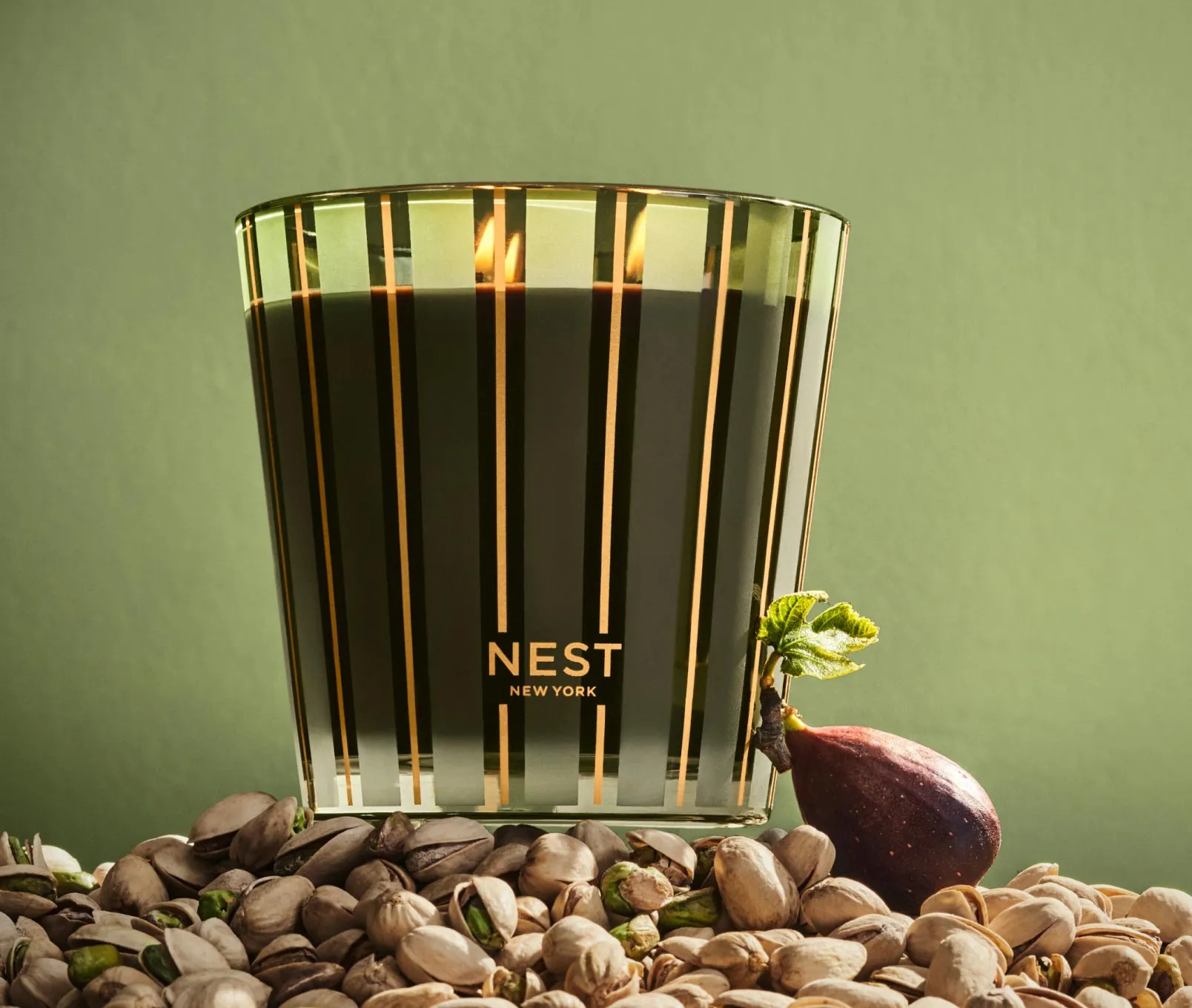 Pistachio & Wild Fig 3-Wick Candle Nest New York