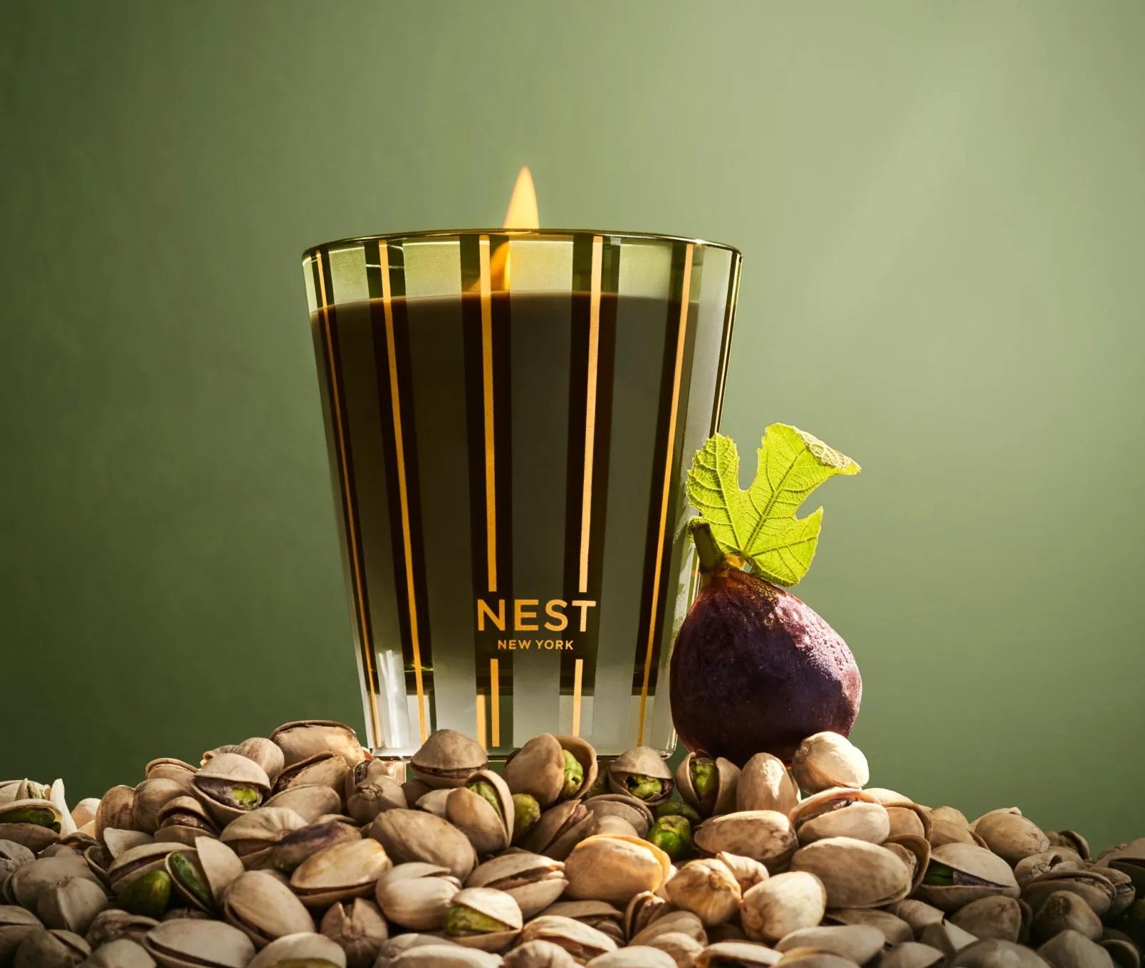 Pistachio & Wild Fig Classic Candle Nest New York