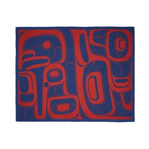 "Confluence" Wool Blanket