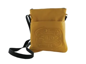Raven Embossed Solo Bag (Leather)