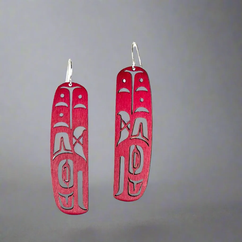 Rico Worl Earrings Diving Raven