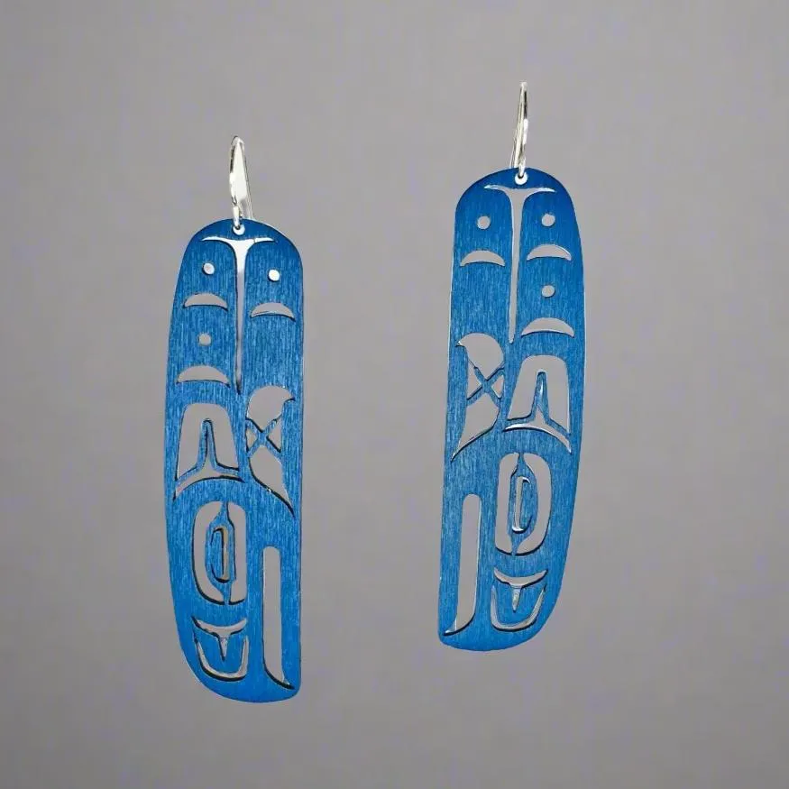 Rico Worl Earrings Diving Raven