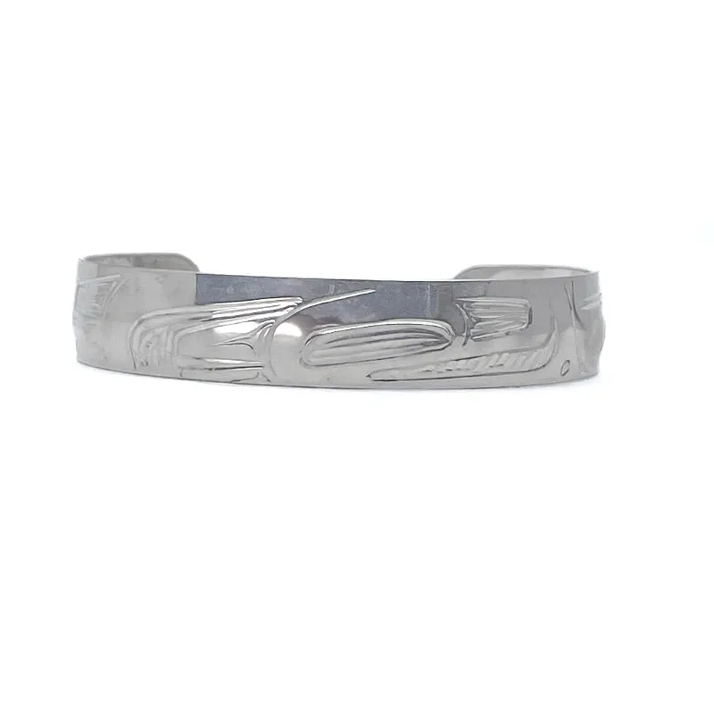 Samuel Sheakley Bracelet 1/2" Silver (Abstract Formline)