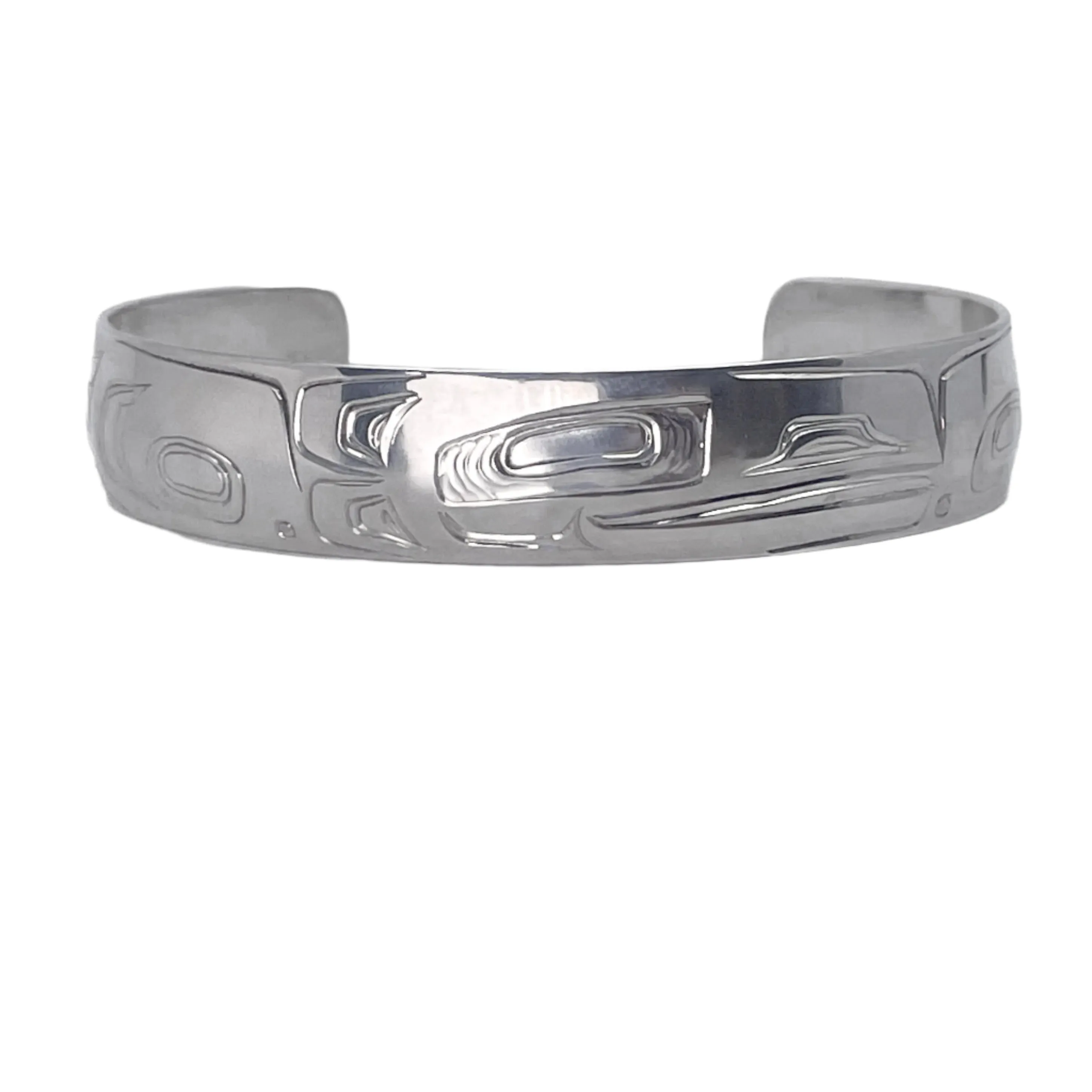 Samuel Sheakley Bracelet 1/2" Silver (Raven)
