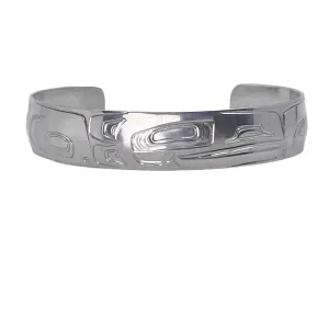 Samuel Sheakley Bracelet 1/2" Silver (Raven)