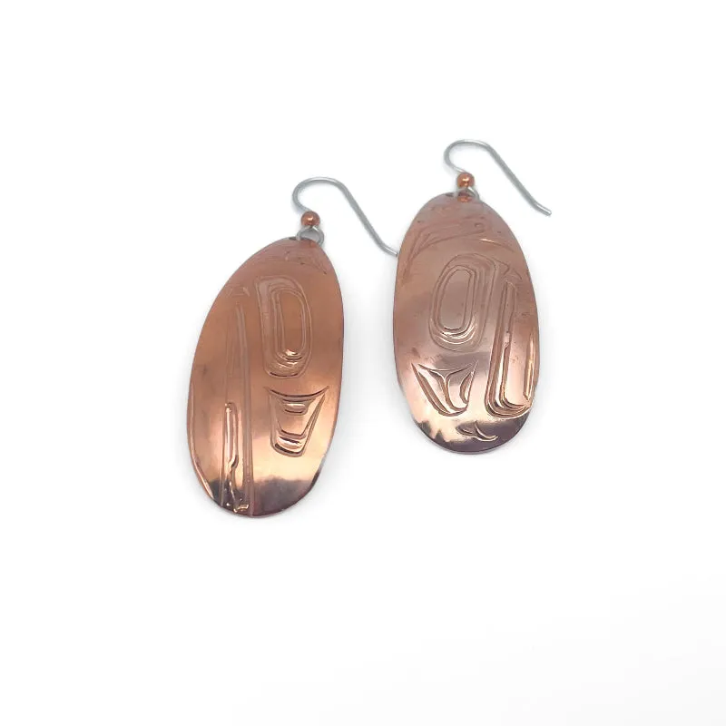 Samuel Sheakley Earrings Copper (Lovebirds)