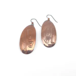 Samuel Sheakley Earrings Copper (Lovebirds)