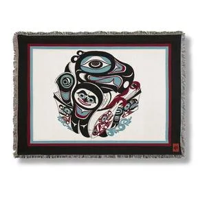 Shotridge Studios Cotton Throw Blanket, Various Designs