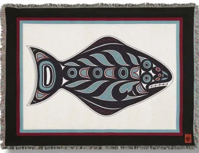 Shotridge Studios Cotton Throw Blanket, Various Designs