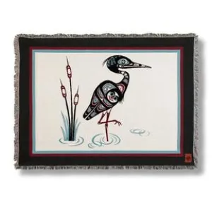Shotridge Studios Cotton Throw Blanket, Various Designs