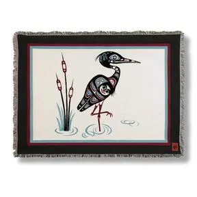 Shotridge Studios Cotton Throw Blanket, Various Designs