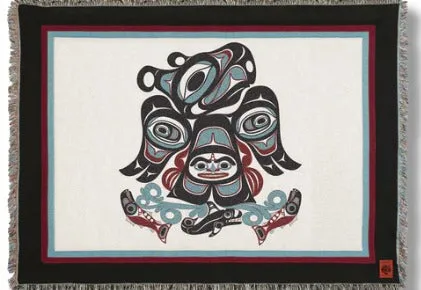 Shotridge Studios Cotton Throw Blanket, Various Designs