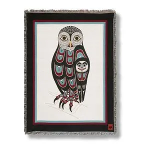 Shotridge Studios Cotton Throw Blanket, Various Designs