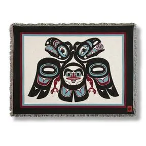 Shotridge Studios Cotton Throw Blanket, Various Designs