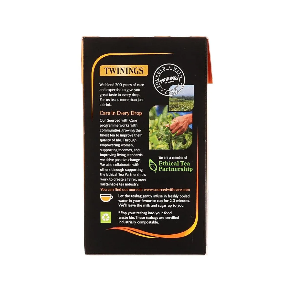 TWININGS English Breakfast Plant-Based Tea Bags  (100g)